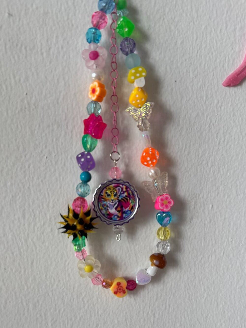 LISA FRANK FORREST BOTTLE CAP BAG CHARM